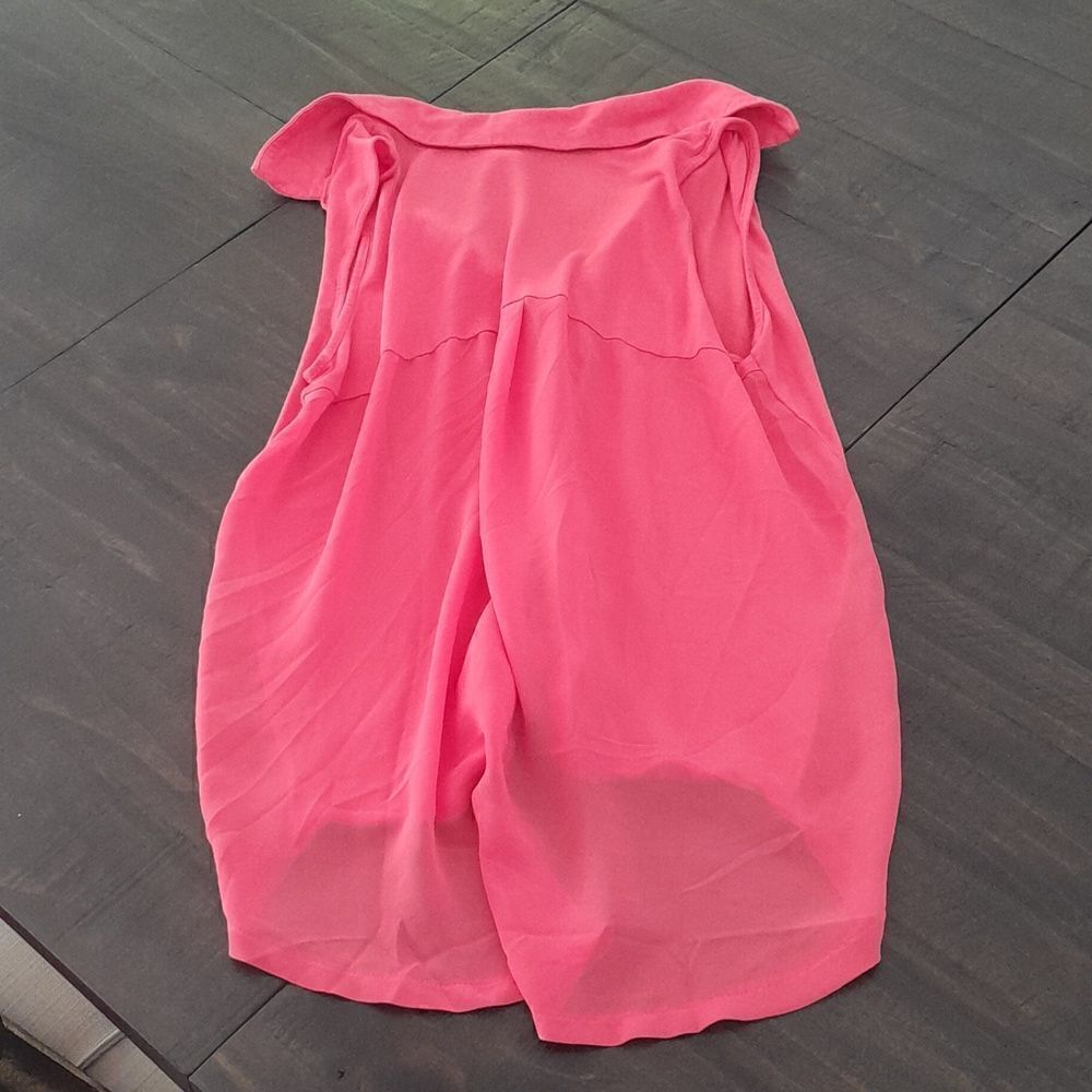 Ambiance Apparel size large collar tank top with buttons great condition - Picture 3 of 3